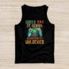 100th Day Of School Achievement Unlocked Video Game Kids Tank Top