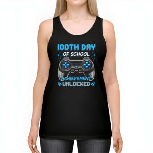 100th Day Of School Achievement Unlocked Video Game Kids Tank Top 2 2