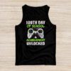 100th Day Of School Achievement Unlocked Video Game Kids Tank Top