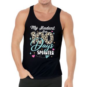 100th Day of School My Students are 100 Days Smarter Teacher Tank Top 3 4