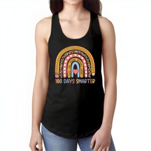 100th Day of School Teacher 100 days smarter rainbow Tank Top 1 6