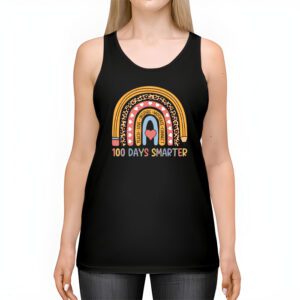 100th Day of School Teacher 100 days smarter rainbow Tank Top 2 6