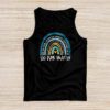 100th Day of School Teacher 100 days smarter rainbow Tank Top
