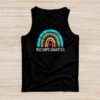 100th Day of School Teacher 100 days smarter rainbow Tank Top