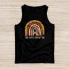 100th Day of School Teacher 100 days smarter rainbow Tank Top