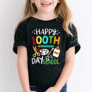 100th Day of School Teachers Kids Child Happy 100 Days T Shirt 2 1