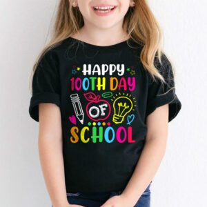 100th Day of School Teachers Kids Child Happy 100 Days T Shirt 2 2