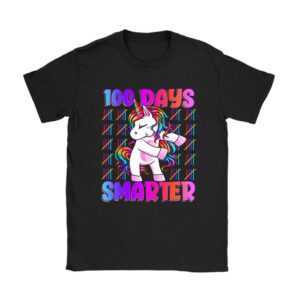 100th Day of School Unicorn 100 Days Smarter Kindergarten T-Shirt
