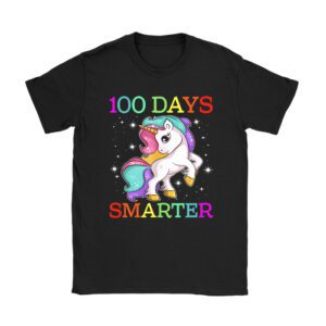 100th Day of School Unicorn 100 Days Smarter Kindergarten T-Shirt