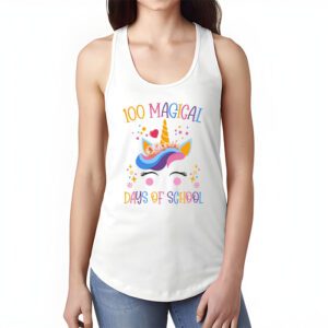 100th Day of School Unicorn 100 Magical Days Teacher Girls Tank Top 1 1