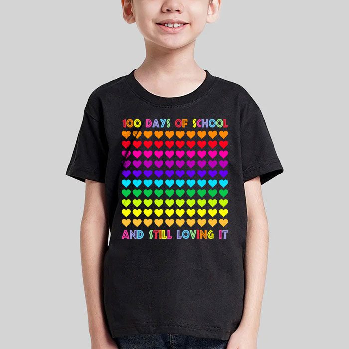 100th-Day-of-School-and-Still-Loving-It-100-Rainbow-Hearts-T-Shirt-2 100th Day of School and Still Loving It 100 Rainbow Hearts T Shirt 2 2