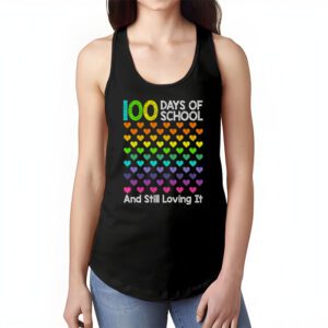 100th Day of School and Still Loving It 100 Rainbow Hearts Tank Top 1 100th Day of School and Still Loving It 100 Rainbow Hearts Tank Top 1 4