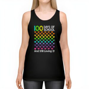 100th Day of School and Still Loving It 100 Rainbow Hearts Tank Top 2 100th Day of School and Still Loving It 100 Rainbow Hearts Tank Top 2 4