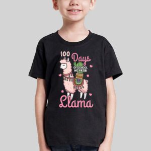 Celebrating 100 Days of School NoProb Llama Kids & Teachers T-Shirt 3 Celebrating 100 Days of School NoProb Llama Kids Teachers T Shirt 3 1
