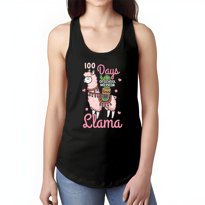 Celebrating-100-Days-of-School-NoProb-Llama-Kids-Teachers-Tank-Top-1 Celebrating 100 Days of School NoProb Llama Kids Teachers Tank Top 1 1