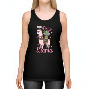 Celebrating 100 Days of School NoProb Llama Kids & Teachers Tank Top 2 Celebrating 100 Days of School NoProb Llama Kids Teachers Tank Top 2 1