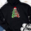 Christmas Candy Cane Santa Xmas Kids Toddler Youth Women Men Hoodie