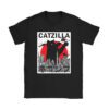 Funny Vintage Japanese Catzilla Siamese Cat Lover T-Shirt