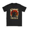 Funny Vintage Japanese Catzilla Siamese Cat Lover T-Shirt