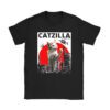Funny Vintage Japanese Catzilla Siamese Cat Lover T-Shirt