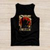 Funny Vintage Japanese Catzilla Siamese Cat Lover Tank Top
