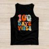 Groovy 100th Day Of School 100 Days Vibes Teacher Kids Tank Top