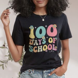 Groovy 100th Day Student Cute Boys Girls 100 Days Of School T Shirt 1