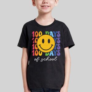 Groovy 100th Day Student Cute Boys Girls 100 Days Of School T Shirt 3 3