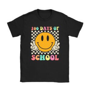 Groovy 100th Day Student Cute Boys Girls 100 Days Of School T-Shirt
