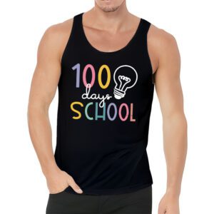 Groovy 100th Day Student Cute Boys Girls 100 Days Of School Tank Top 3 1