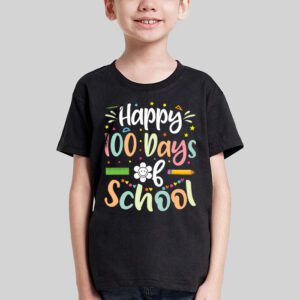 Groovy Teacher Student 100th Day Of School Happy 100 Days T-Shirt 3 Groovy Teacher Student 100th Day Of School Happy 100 Days T Shirt 3 4