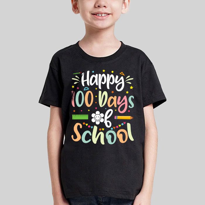 Groovy-Teacher-Student-100th-Day-Of-School-Happy-100-Days-T-Shirt-3 Groovy Teacher Student 100th Day Of School Happy 100 Days T Shirt 3 4