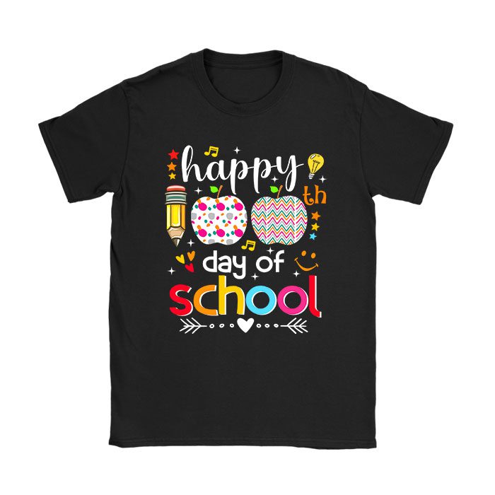 Happy 100 Days Of School Funny Teacher Women Kids Gifts T-Shirt