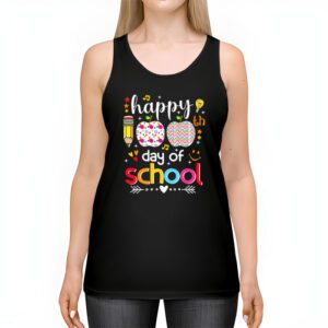 Happy 100 Days Of School Funny Teacher Women Kids Gifts Tank Top 2