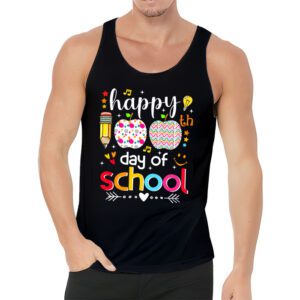 Happy 100 Days Of School Funny Teacher Women Kids Gifts Tank Top 3