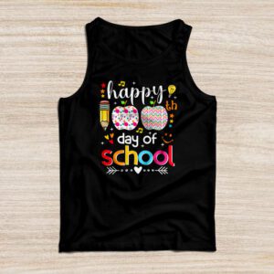 Happy 100 Days Of School Funny Teacher Women Kids Gifts Tank Top