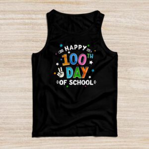 Happy 100 Days Of School Funny Teacher Women Kids Gifts Tank Top