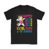 Happy 100th Day Of School Funny Unicorn Student Kids Girls T-Shirt