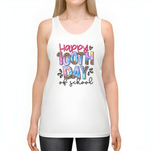 Happy 100th Day Of School Leopard print teacher student Tank Top 2 4