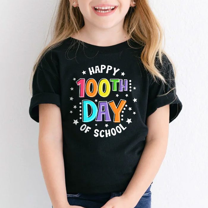 Happy-100th-Day-of-School-Shirt-for-Teacher-or-Child-T-Shirt-2 Happy 100th Day of School Shirt for Teacher or Child T Shirt 2 1