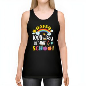 Happy 100th Day of School Shirt for Teacher or Child Tank Top 2 3