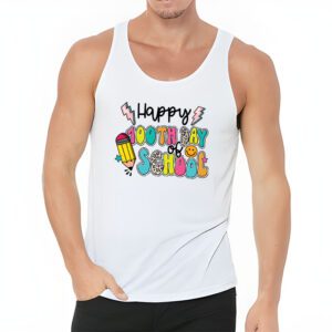 Happy 100th Day of School Shirt for Teacher or Child Tank Top 3 2