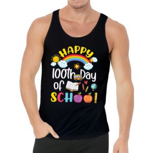 Happy 100th Day of School Shirt for Teacher or Child Tank Top 3 3