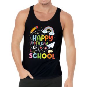 Happy 100th Day of School Shirt for Teacher or Child Tank Top 3