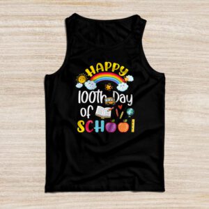 Happy 100th Day of School Shirt for Teacher or Child Tank Top