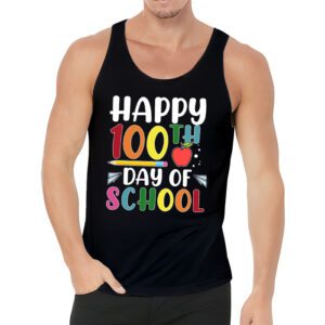 Happy 100th Day of School Teacher Kids 100 Days Kindergarten Tank Top 3 1
