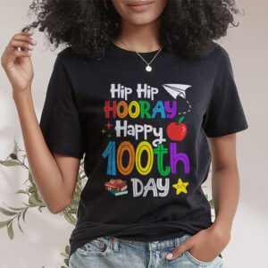 Hip Hip Hooray Happy 100th Day of School Teachers Kids T Shirt 1 2