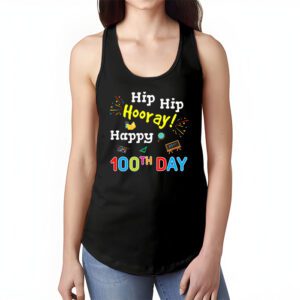 Hip Hip Hooray Happy 100th Day of School Teachers Kids Tank Top 1 Hip Hip Hooray Happy 100th Day of School Teachers Kids Tank Top 1