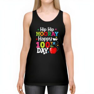 Hip Hip Hooray Happy 100th Day of School Teachers Kids Tank Top 2 1