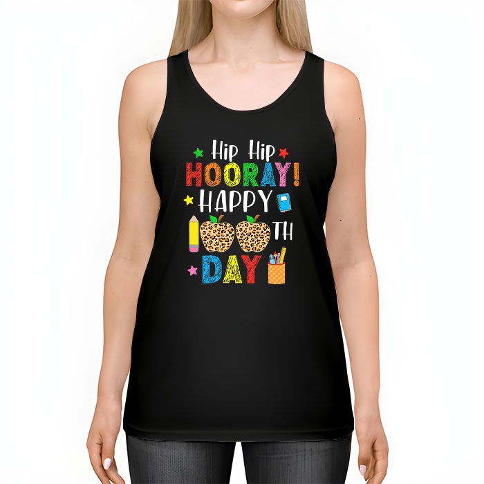 Hip-Hip-Hooray-Happy-100th-Day-of-School-Teachers-Kids-Tank-Top-2 Hip Hip Hooray Happy 100th Day of School Teachers Kids Tank Top 2 3